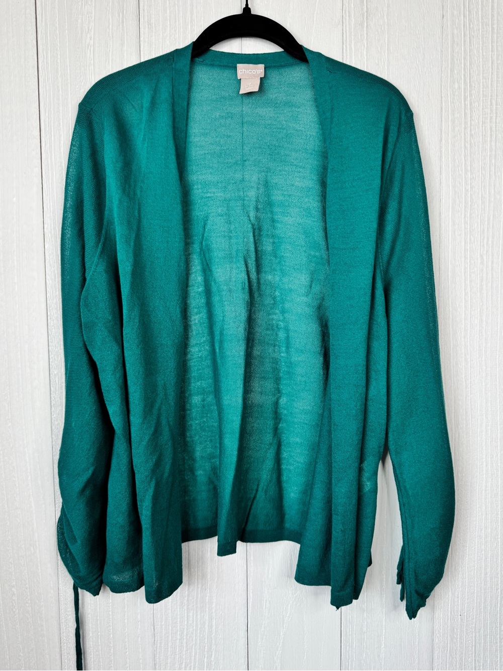 Chico's Open-Front Lightweight Cardigan Sweater